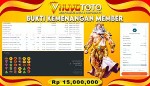 BUKTI JACKPOT KEMENANGAN MEMBER NUVOTOTO GATE OF OLYMPUS 1000