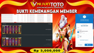 BUKTI JACKPOT KEMENANGAN MEMBER NUVOTOTO GATE OF OLYMPUS XMAS 1000