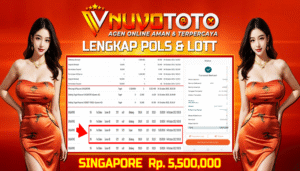 BUKTI JACKPOT KEMENANGAN MEMBER NUVOTOTO SINGAPORE ( 5051 )