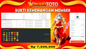 BUKTI JACKPOT KEMENANGAN MEMBER NUVOTOTO GATE OF OLYMPUS 1000